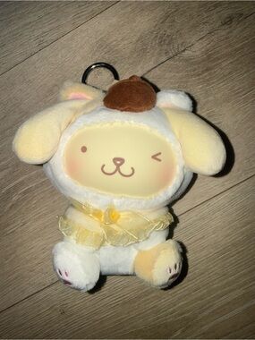 TOPTOY Sanrio Play With Kittens Series Pompompurin Vinyl Plush Keychain